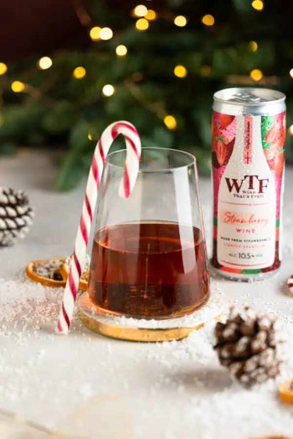 WTF 250ml Strawberry Wine Christmas 2023