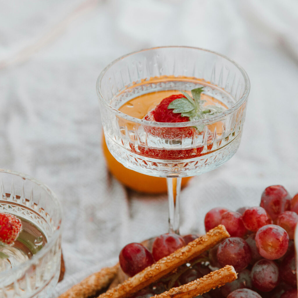 Strawberry Wine Valentines’ Day Cocktail
